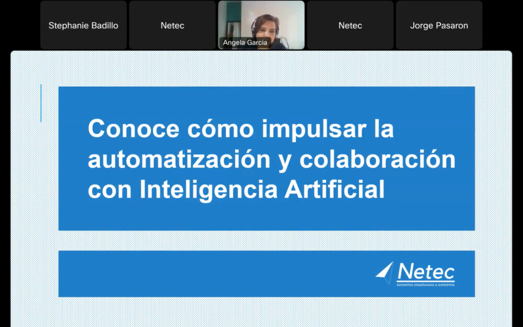 Webinar Conoce cómo impulsar la automatización y colaboración con Inteligencia Artificial